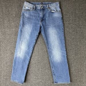Gap Jeans Mens 33x30 Blue Original Straight Leg Classic Medium Wash Denim Pants